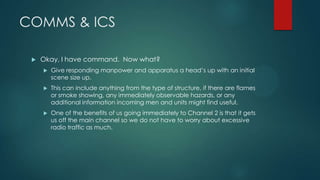 Basic Radio Communications & Incident Command | PPTX