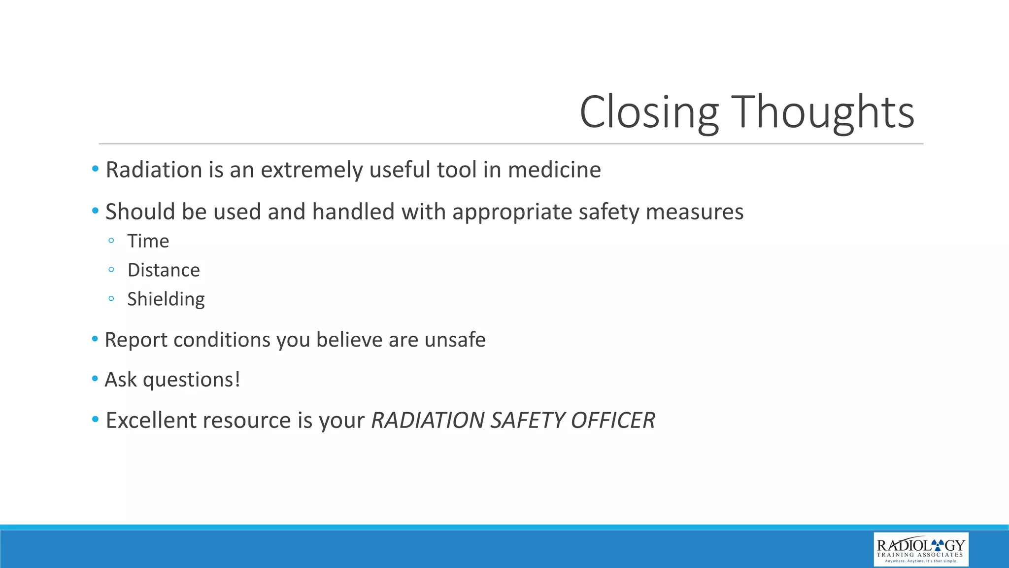 Basic Radiation Safety | PPTX