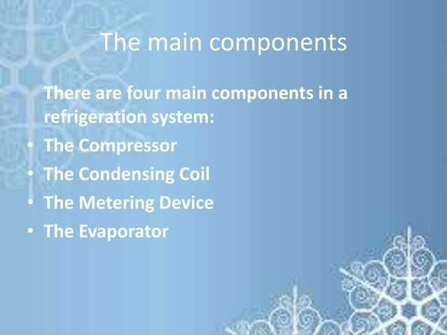Basic refrigeration cycle | PPTX | Physics | Science