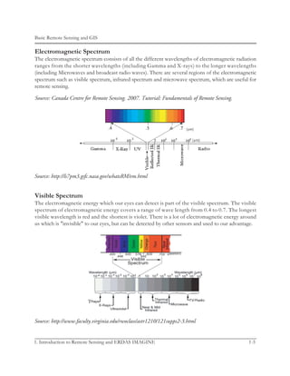 Basic remote sensing and gis | PDF