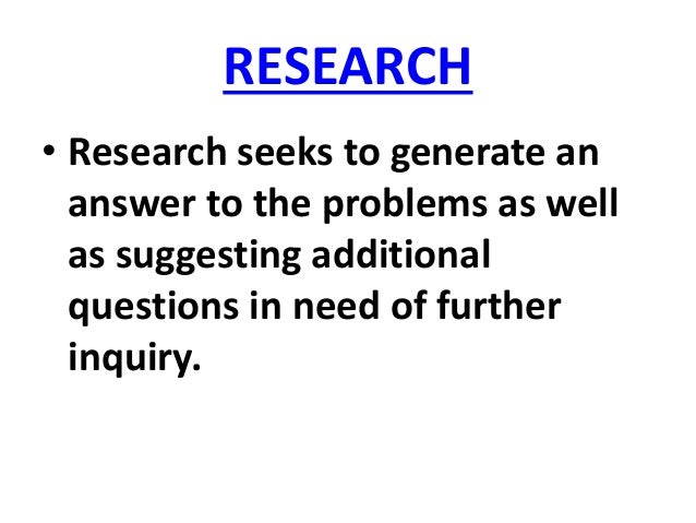 Basic Research Terminologies Basic Research Terminologies