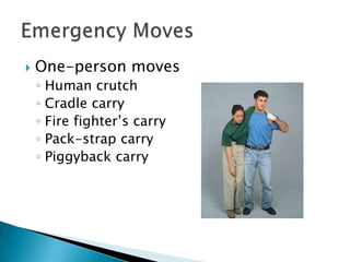 Basic resucing and moving victims | PPTX