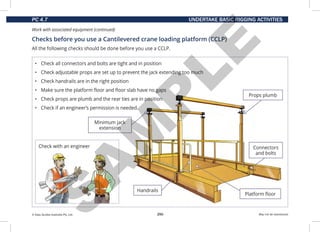 Basic Rigging Training book about hoisting and guiding the load | PDF
