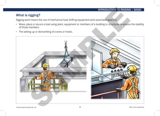 Basic Crane Rigging Basic Rigging Training book about hoisting and guiding the load | PDF