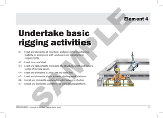 Basic Rigging Training book about hoisting and guiding the load | PDF