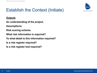 Basic risk management presentation 17th june 2015 | PDF