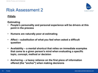 Basic risk management presentation 17th june 2015 | PPT