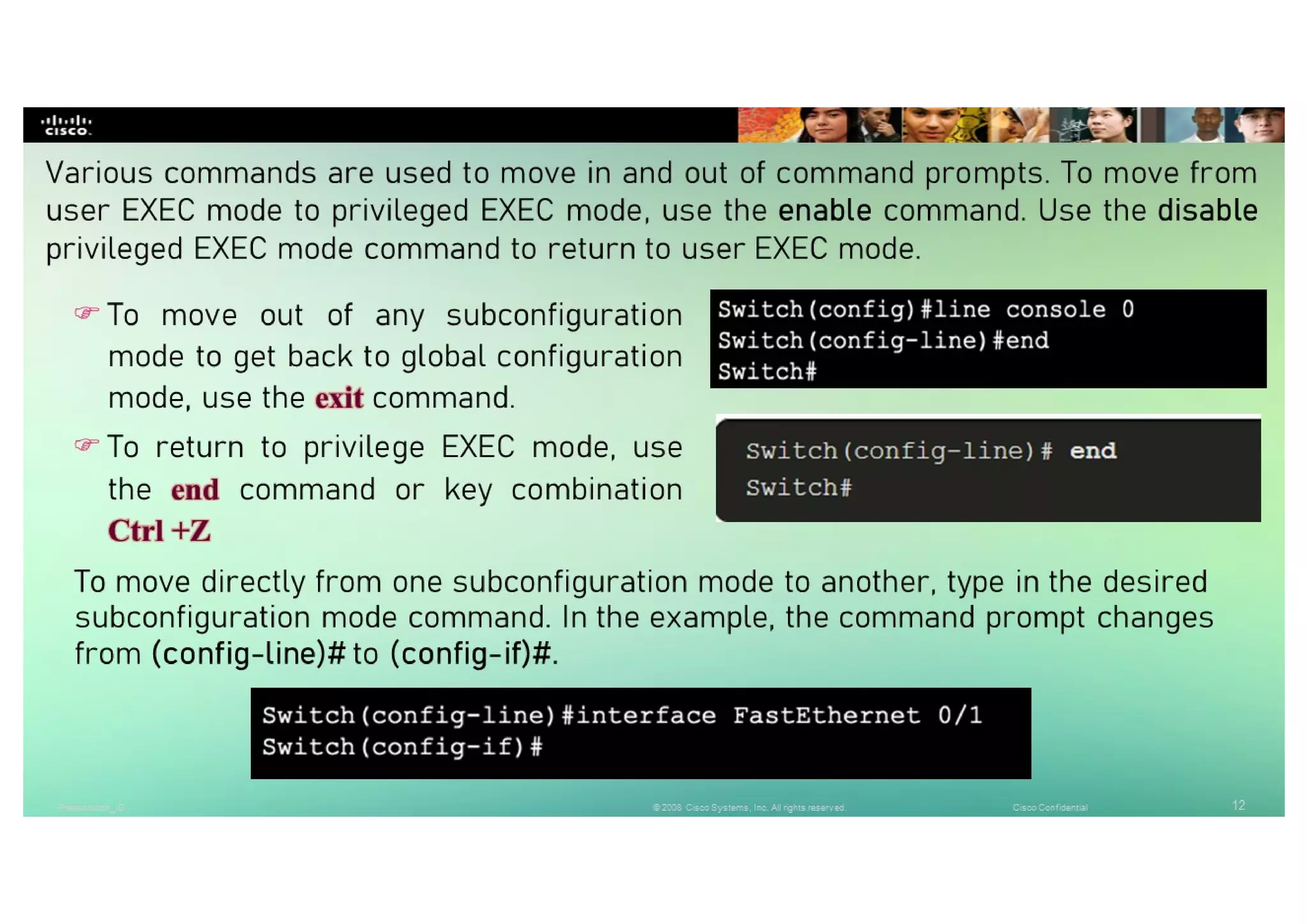 Basic Switch and End Device configuration CCNA7 Module 2 | PDF