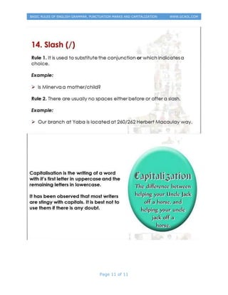 Basic rules of english grammar | PDF