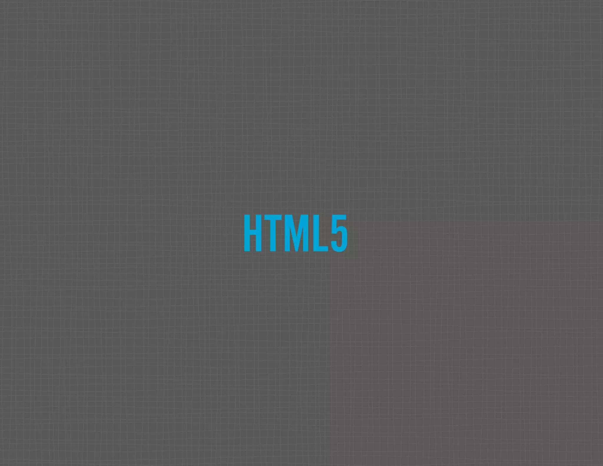 HTML5 