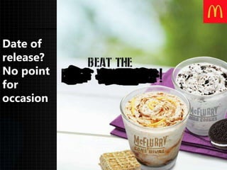 Date of
release?
No point
for
occasion
 