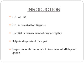 Ecg Powerpoint Introduction Basics of ECG | PPT