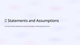 Basics-of-Logical-Reasoning for engineering.pptxpptx | PPTX