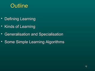 Basics of Machine Learning