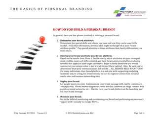 The Basics of Personal Branding | PDF