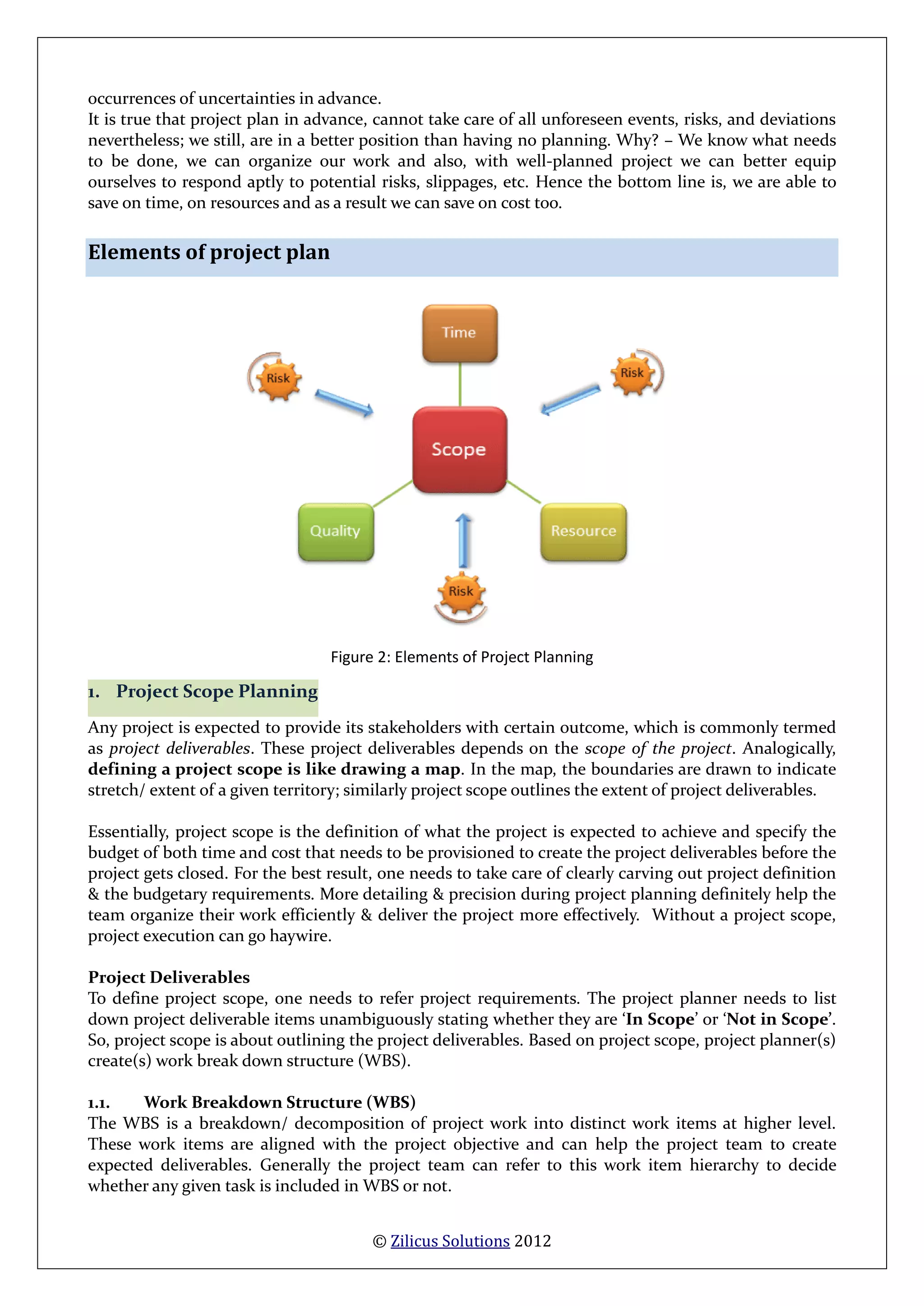 Basics of Project Planning | PDF