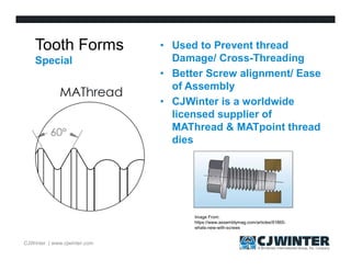 The Basics of Thread Rolling | PDF