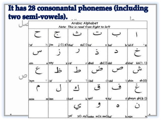 Learning Arabic Language | PPTX
