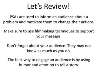 Basics of a PSA | PPTX