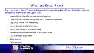 Security Liability Risk The Basics of Cyber Insurance | PPTX