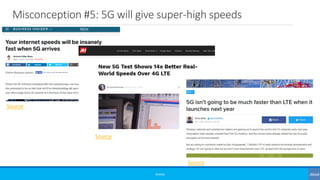 Misconception #5: 5G will give super-high speeds
©3G4G
Source
Source
Source
 