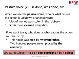 Basics 11 - passive voice.pptx jkbvikblvlblj | PPTX