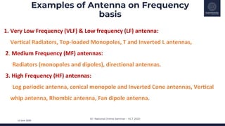 Basics and design of antenna | PPTX