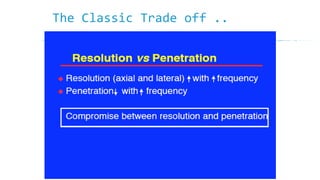 The Classic Trade off ..
 