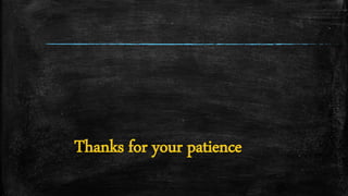 Thanks for your patience
 