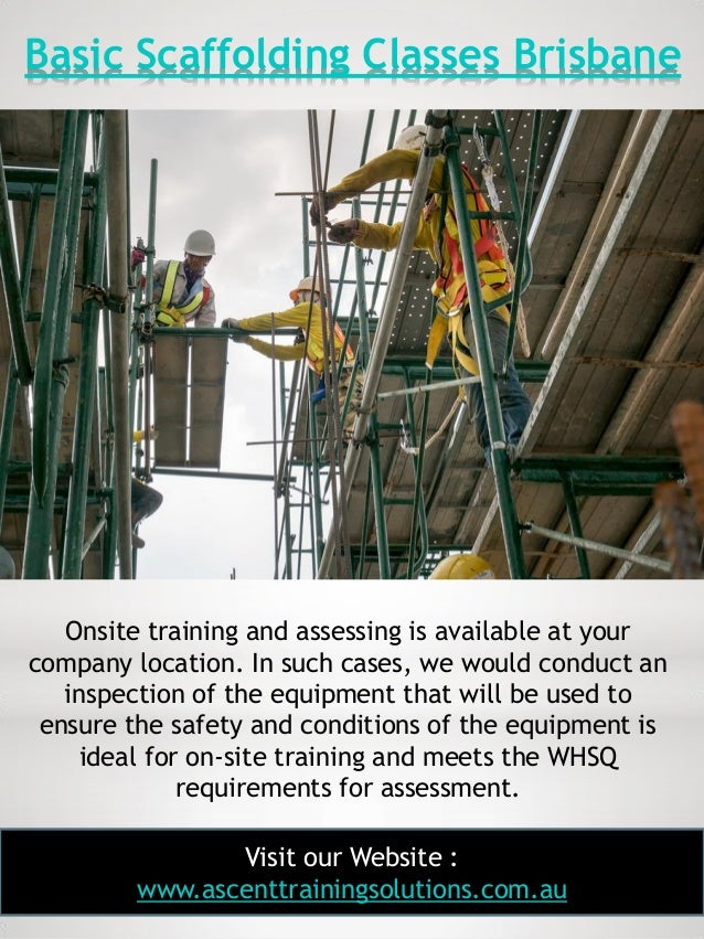 Basic scaffolding certification brisbane