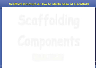 Email: info@westfieldsoffshore.com - www.westfieldsoffshore.com Tel.+233 503806661 (0) 501550047(0)501549944Email: info@westfieldsoffshore.com - www.westfieldsoffshore.com Tel.+233 503806661 (0) 501550047(0)501549944
Scaffold structure & How to starts base of a scaffold
 
