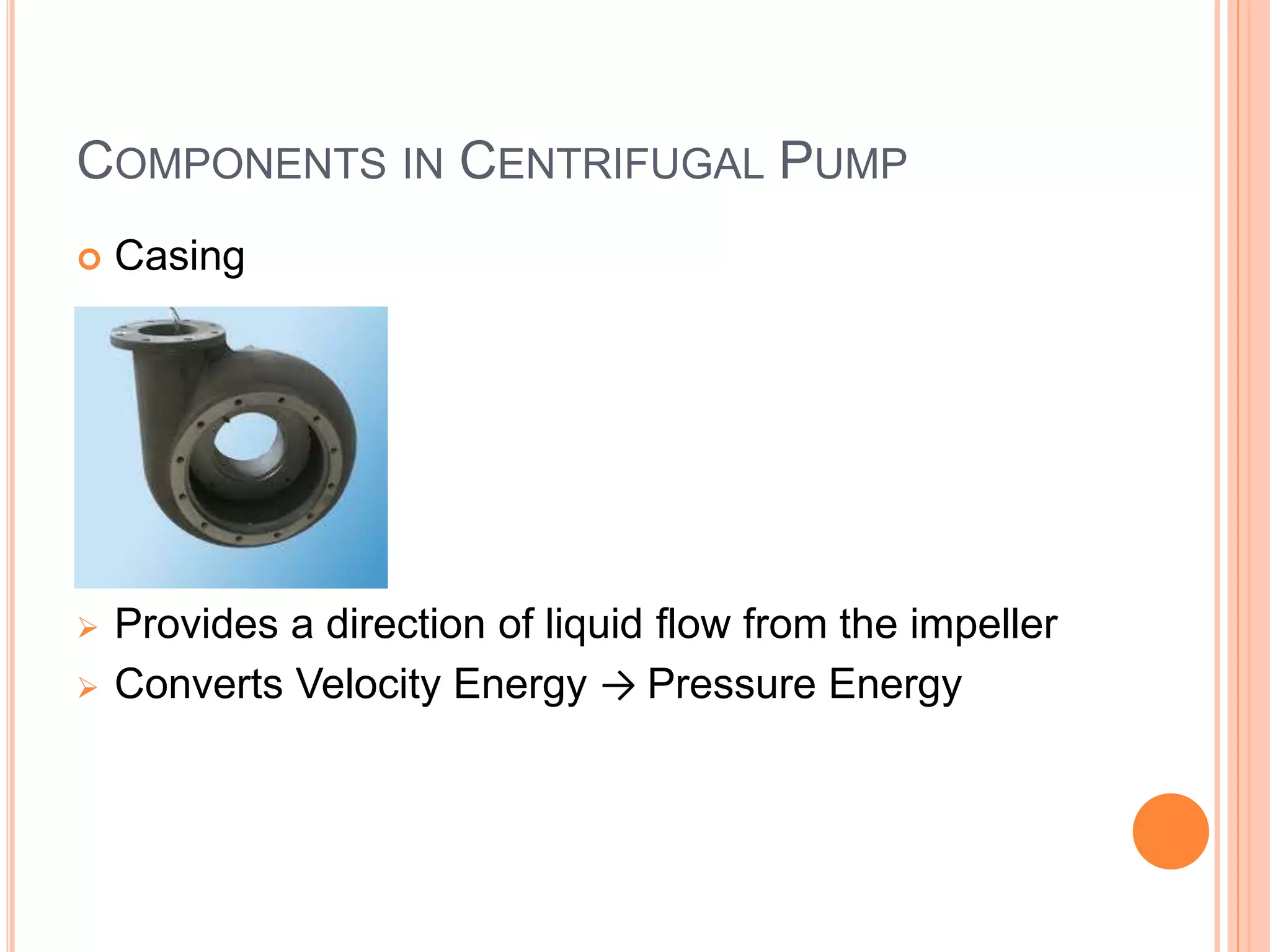 Basics of Centrifugal Pump | PPTX