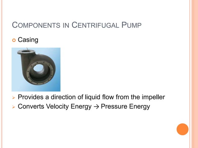 Basics of Centrifugal Pump | PPTX