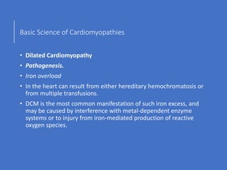 Such Iron Basic science and forensic pathology aspects of cardiomyopathies | PPTX