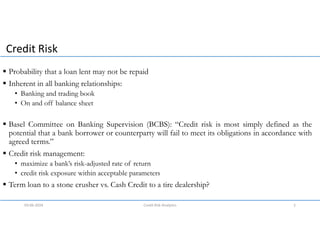 basics credit risk for credit risk analysis.pdf