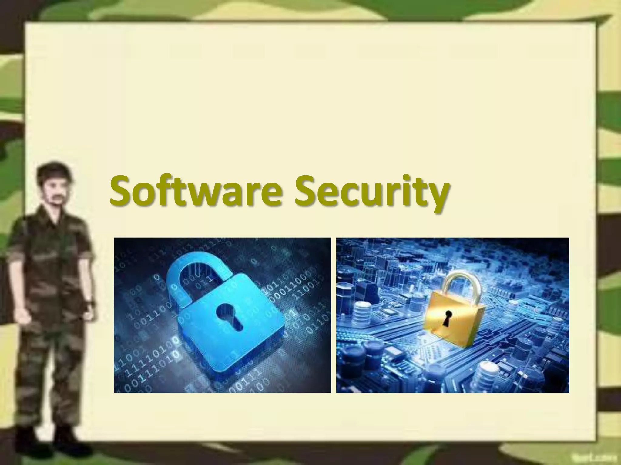 Software Security
 