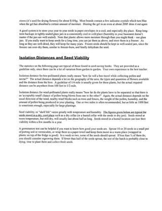 Basic Seed Saving;  by Seeds of Diversity