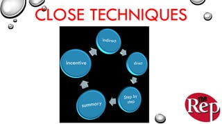 CLOSE TECHNIQUES
 