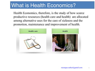 Basics health economics | PPT