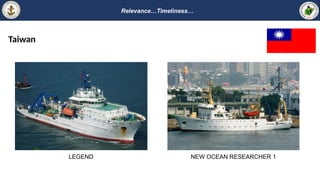 Relevance…Timeliness…
Taiwan
LEGEND NEW OCEAN RESEARCHER 1
 