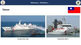 Relevance…Timeliness…
Taiwan
YILAN (CG-128) HSUN-HU NO.7
 