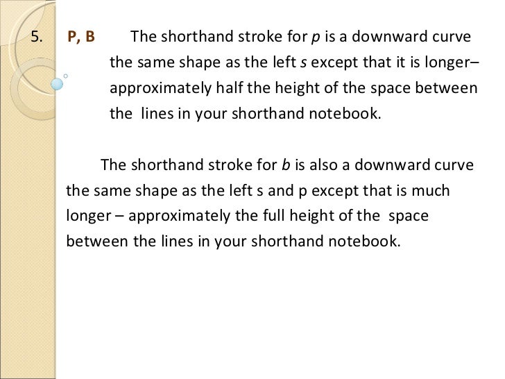 Basic Shorthand P 1 boa
