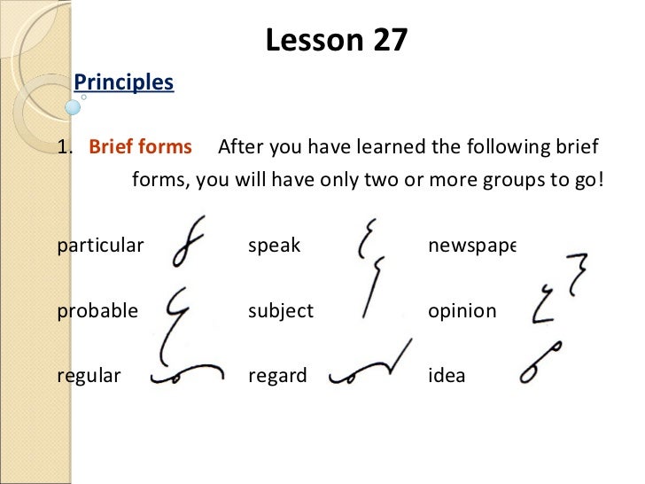 Basic Shorthand Part 2 boa