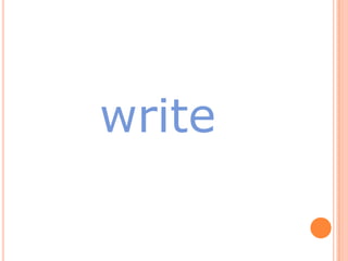 write