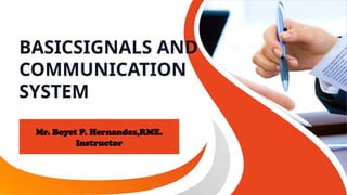 BASIC SIGNAL TRANSMISSION AND MODULATION.pptx