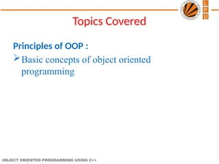 introduction to c++ and its methods class and program | PPTX