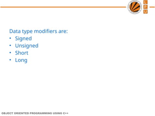 introduction to c++ and its methods class and program | PPTX