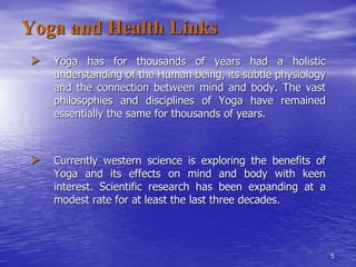 Yoga as mind body medicine.ppt