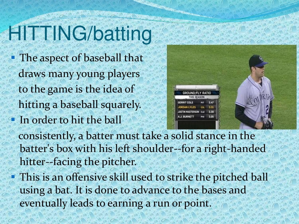 Basic Skills in Baseball