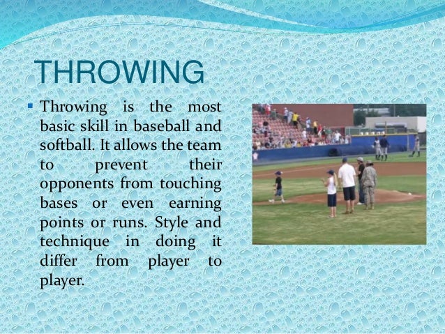 basic skills in baseball baseball basic